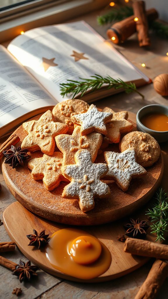 vegan holiday spiced cookies