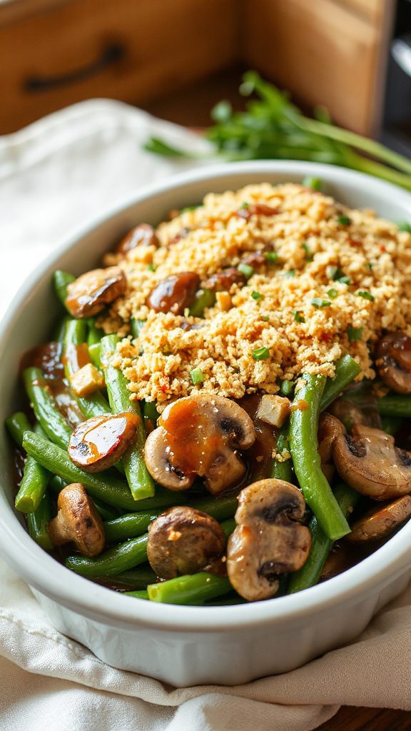 vegan miso green bean casserole vegan miso green bean casserole