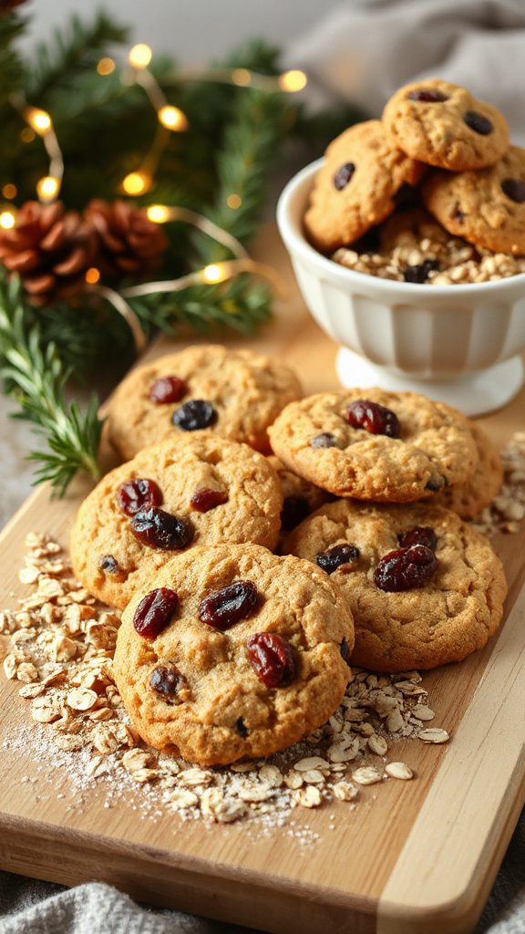 vegan oatmeal raisin cookies