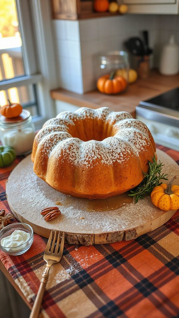 vegan pumpkin kouglof recipe
