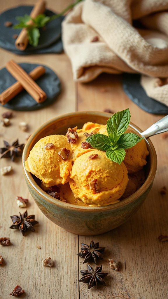 vegan pumpkin pie ice cream