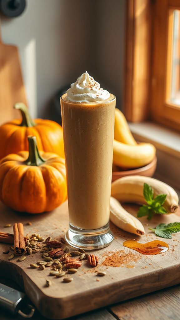 vegan pumpkin spice smoothie vegan pumpkin spice smoothie
