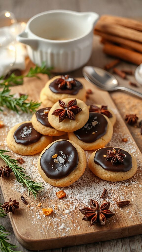 vegan spiced christmas cookies