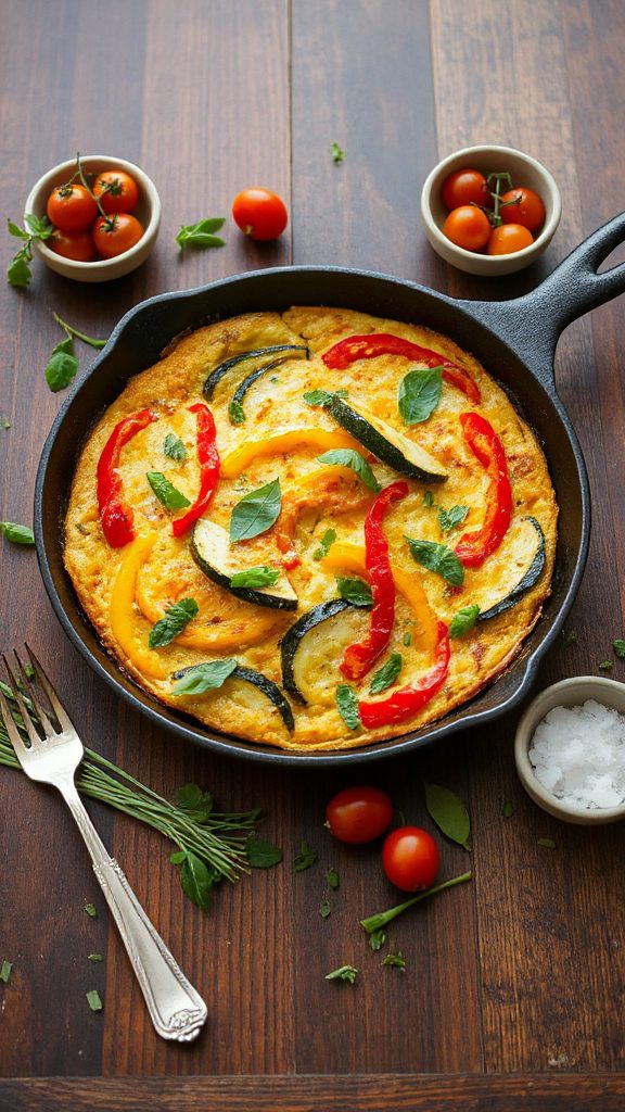 vegetable packed egg frittata vegetable packed egg frittata