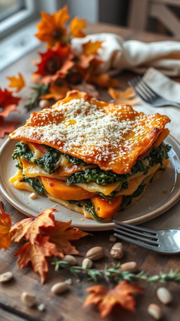vegetarian butternut squash lasagna