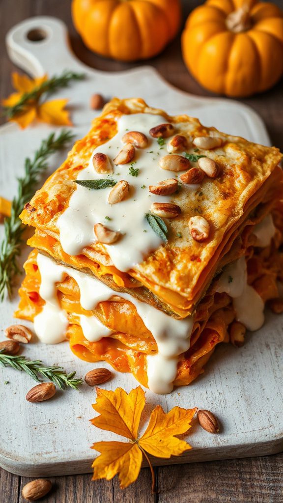 vegetarian butternut squash lasagna