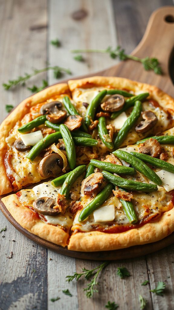 vegetarian casserole pizza delight