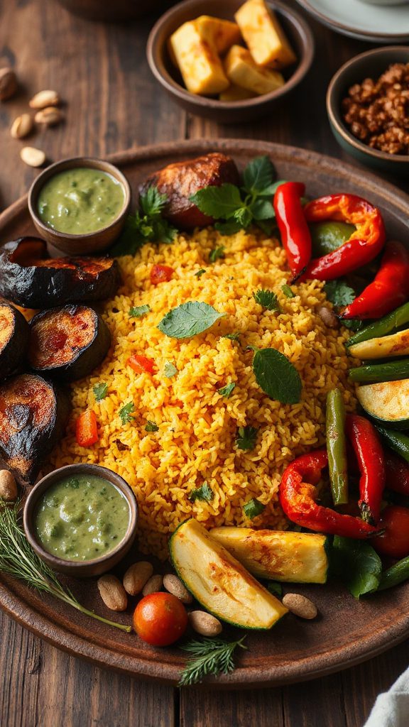 vegetarian senegalese rice dish