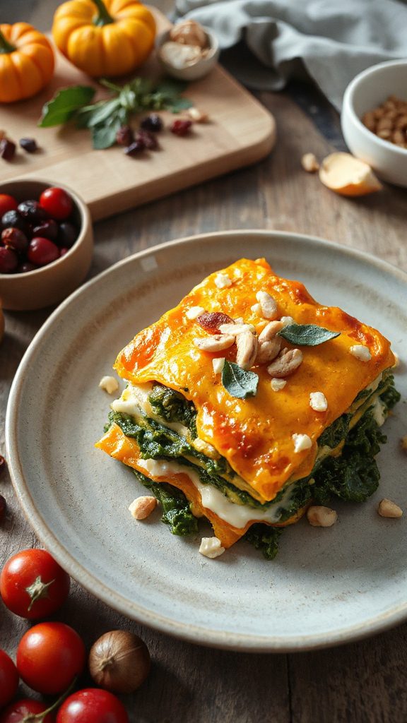 vegetarian squash lasagna recipe