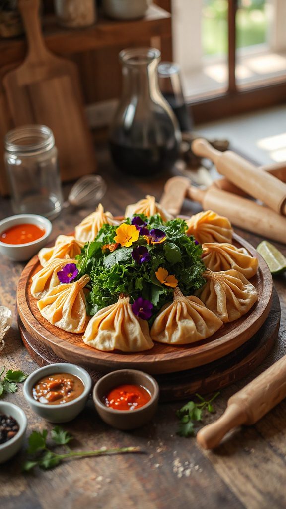 vegetarian sweet potato dumplings vegetarian sweet potato dumplings