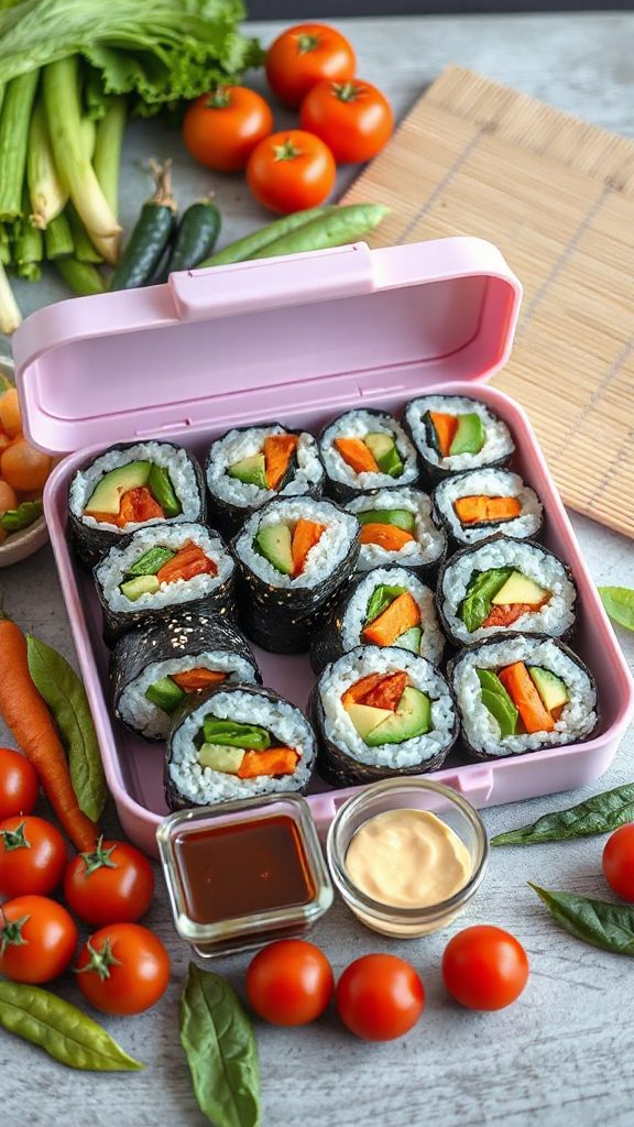 veggie sushi roll recipe