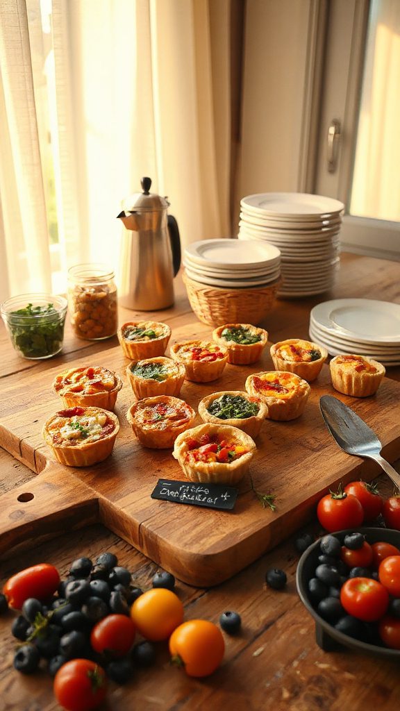 versatile make ahead mini quiches