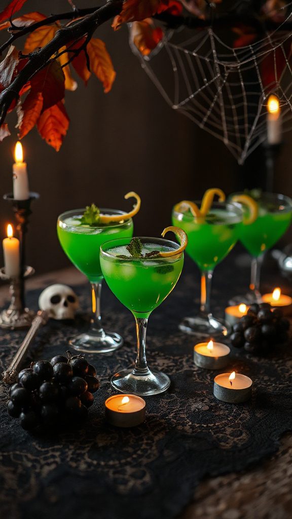 verveine infused halloween cocktails recipe
