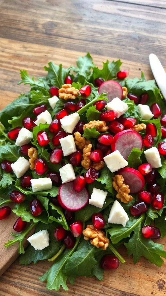 vibrant arugula pomegranate salad vibrant arugula pomegranate salad