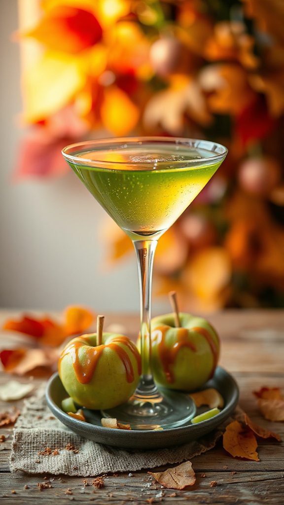 vibrant autumn apple cocktail vibrant autumn apple cocktail