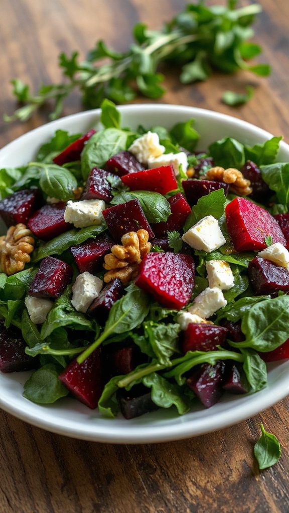 vibrant autumn chopped salad