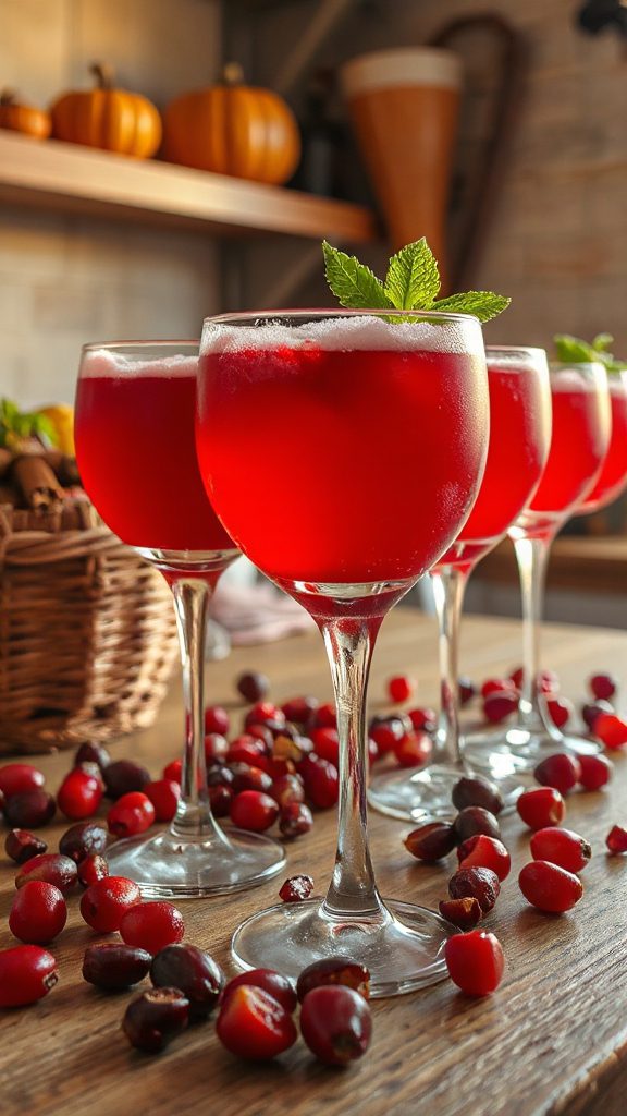 vibrant autumn cocktail recipe
