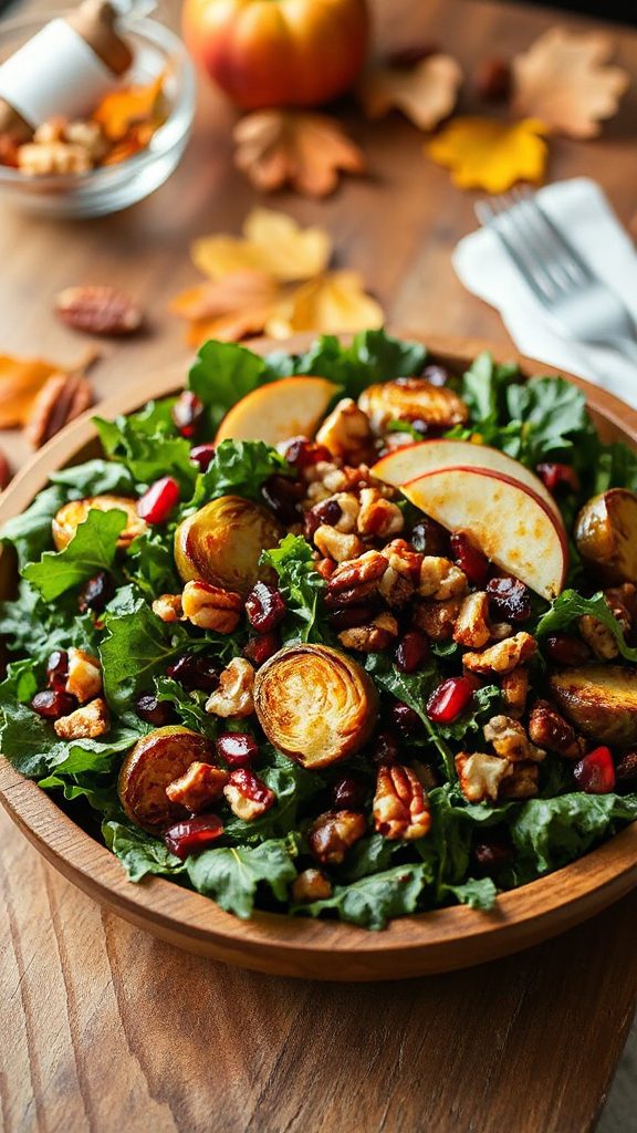 vibrant autumn salad medley
