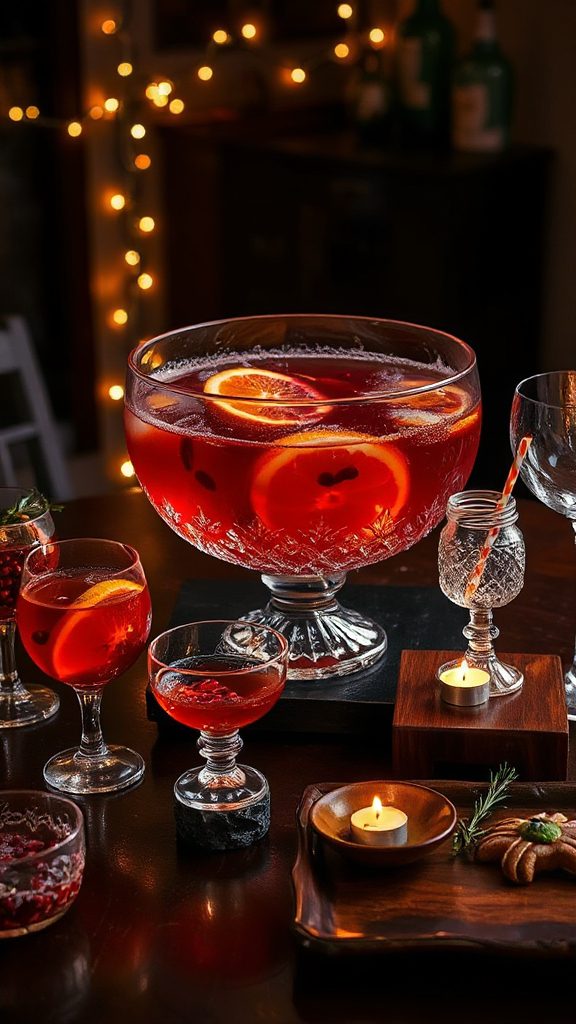 vibrant blood orange punch