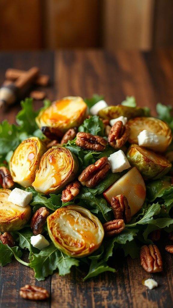 vibrant brussels sprouts salad