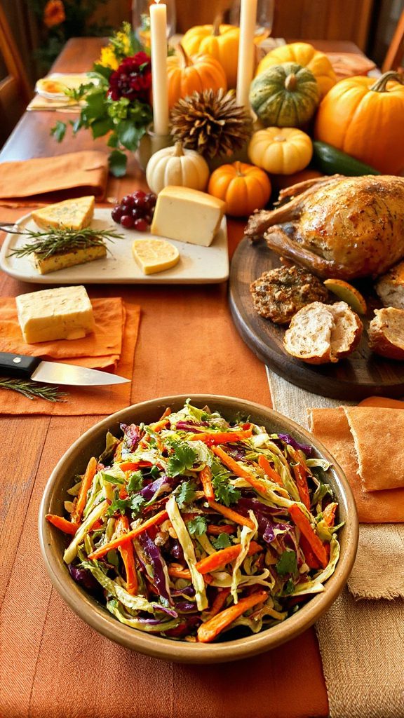 vibrant chimichurri vegetable slaw