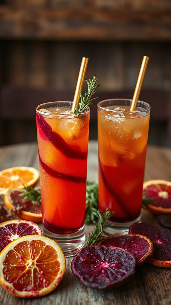 vibrant earthy fall cocktail vibrant earthy fall cocktail