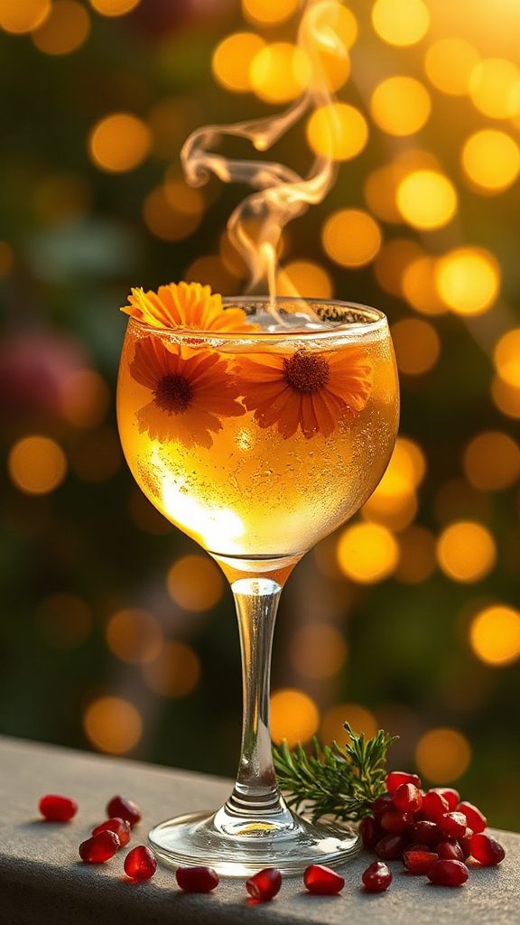 vibrant floral sparkling beverage vibrant floral sparkling beverage