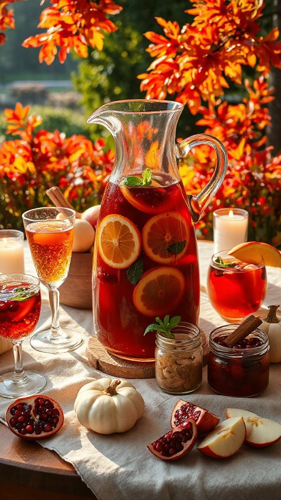 vibrant ginger pomegranate sangria vibrant ginger pomegranate sangria
