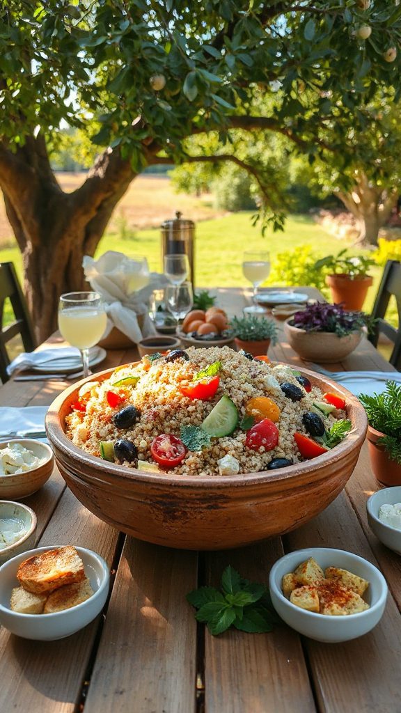 vibrant mediterranean quinoa salad vibrant mediterranean quinoa salad