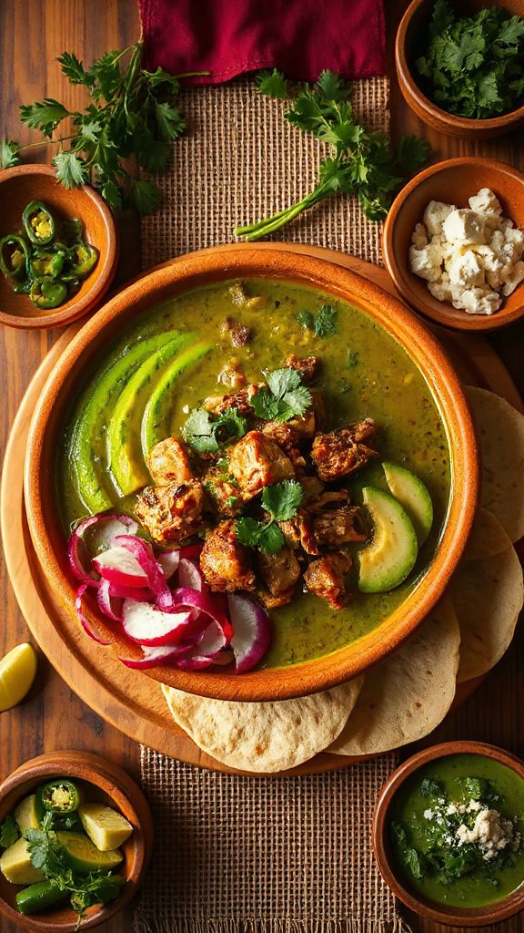 vibrant mole verde pozole vibrant mole verde pozole