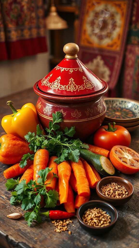 vibrant moroccan vegetable stew