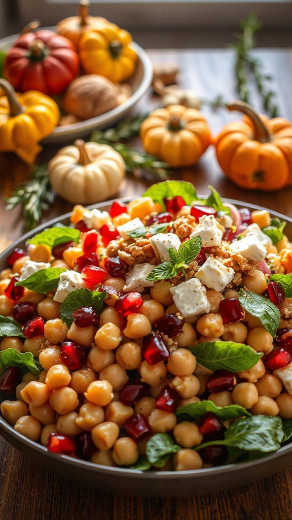 vibrant nutritious chickpea salad