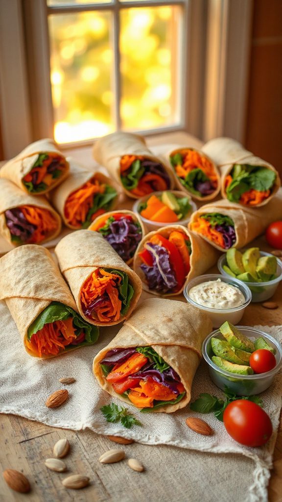 vibrant nutritious veggie wraps vibrant nutritious veggie wraps