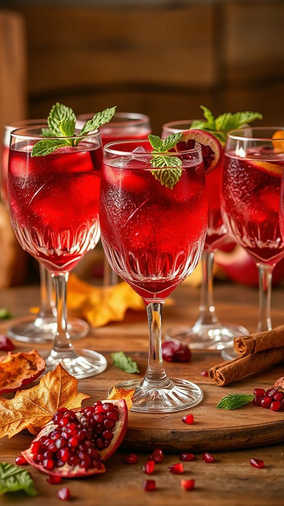 vibrant pomegranate vodka highball vibrant pomegranate vodka highball