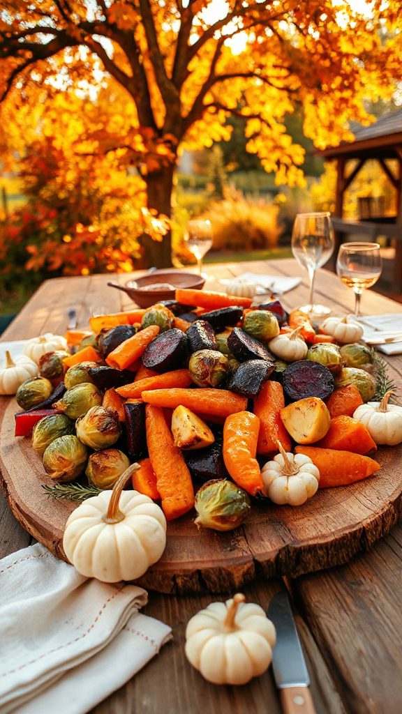 vibrant roasted vegetable medley