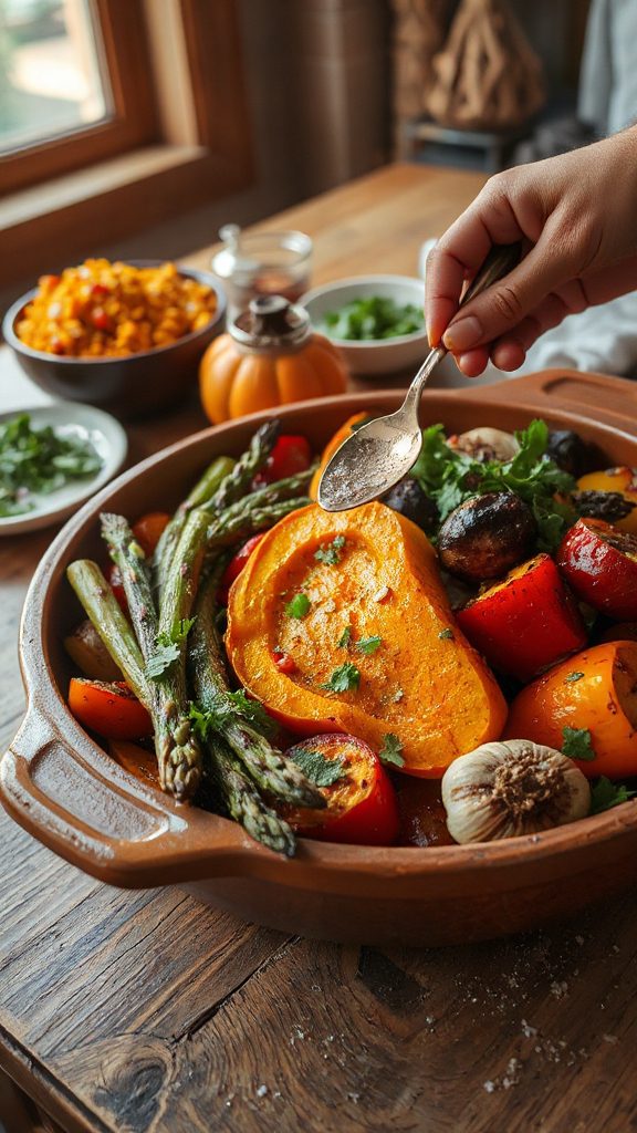 vibrant roasted vegetable medley