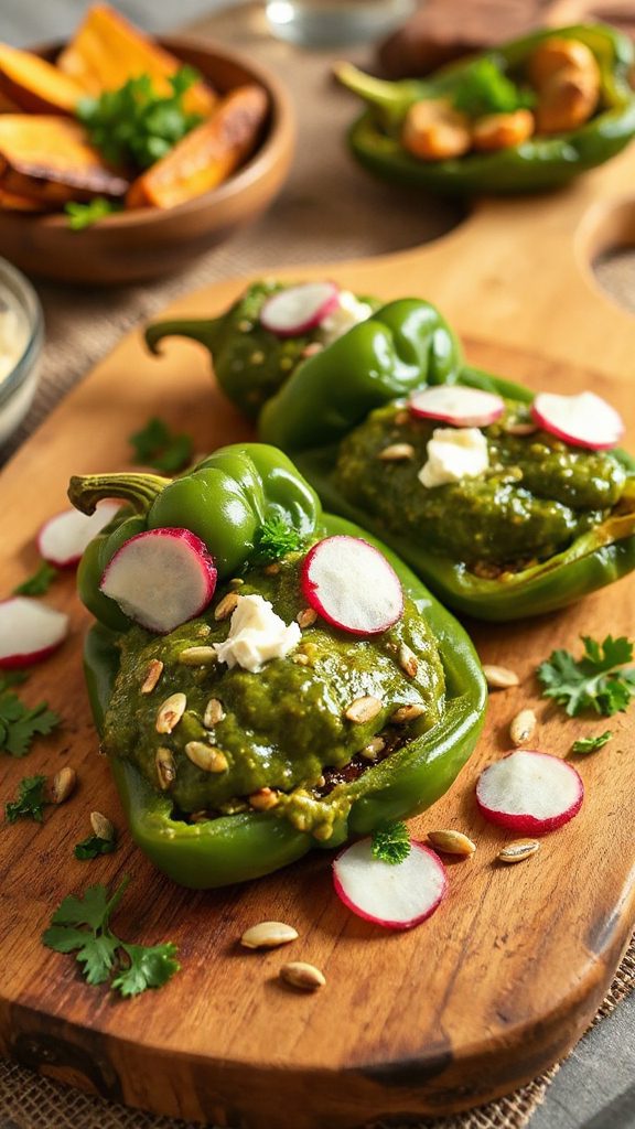 vibrant stuffed pepper dish vibrant stuffed pepper dish