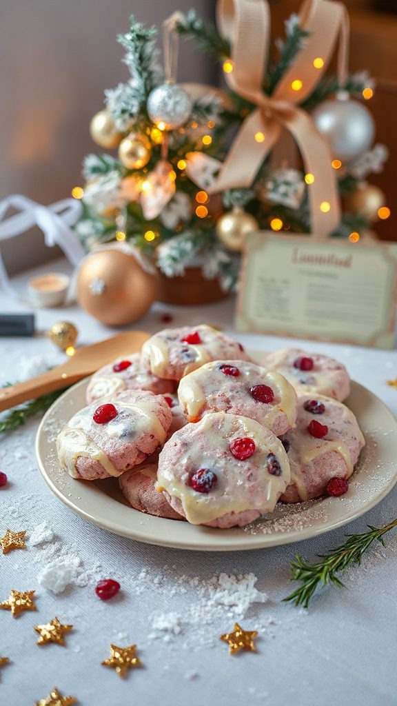 vibrant tangy berry cookies