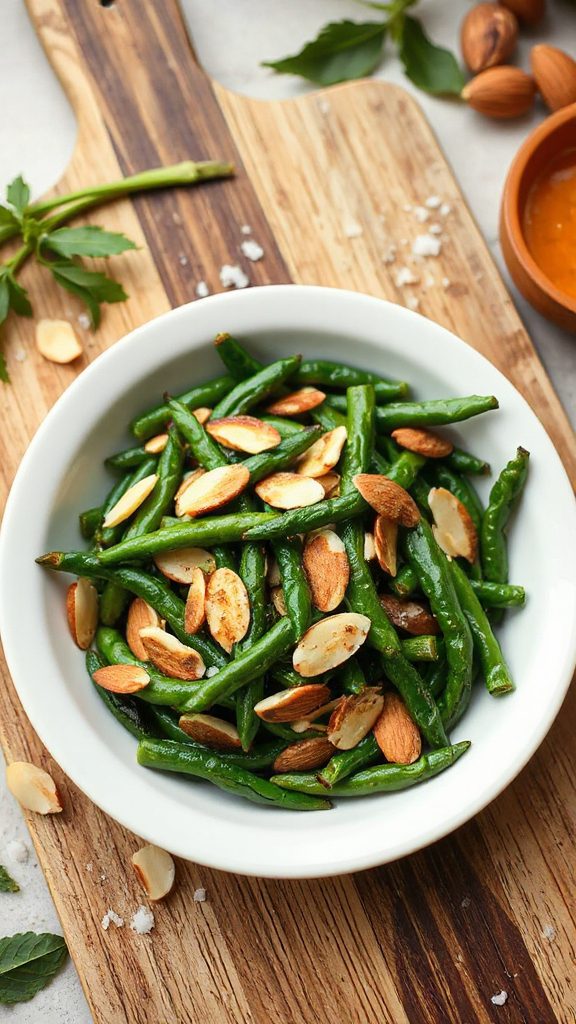 vibrant thai green bean dish