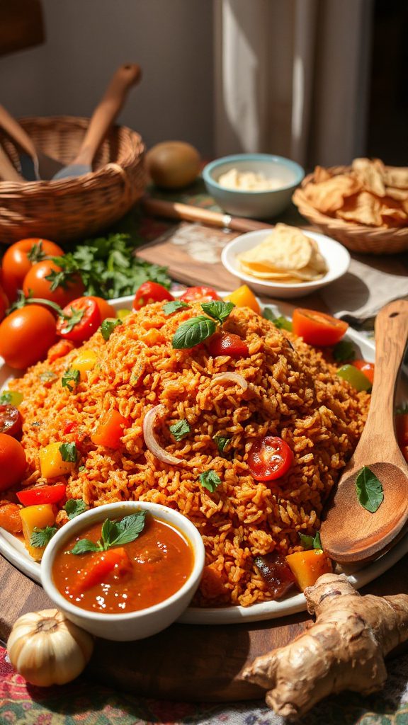 vibrant vegan rice dish