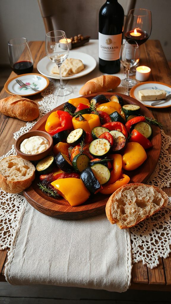 vibrant vegetable medley dish