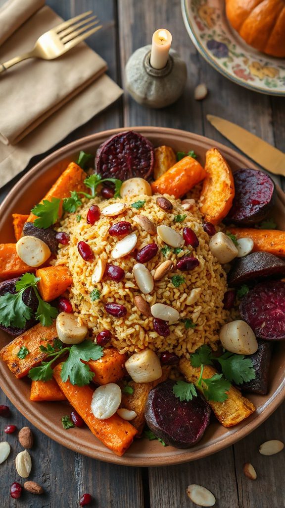 vibrant vegetarian kabsa recipe