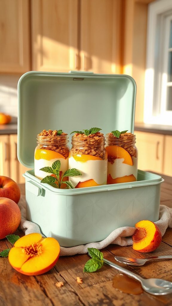 vibrant yogurt parfait layers