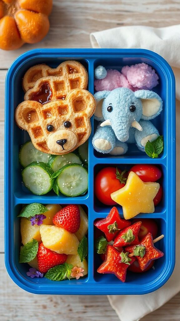 waffle sandwich lunchtime fun