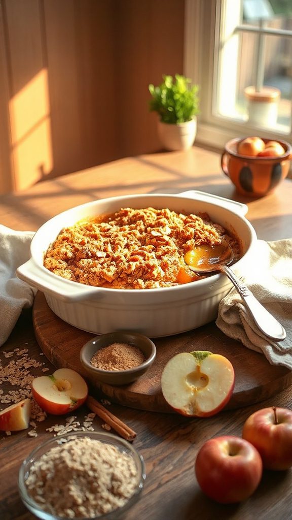 warm apple crisp dessert warm apple crisp dessert