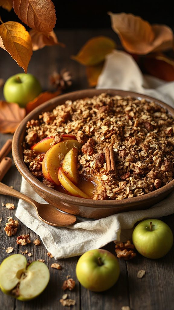 warm apple dessert delight