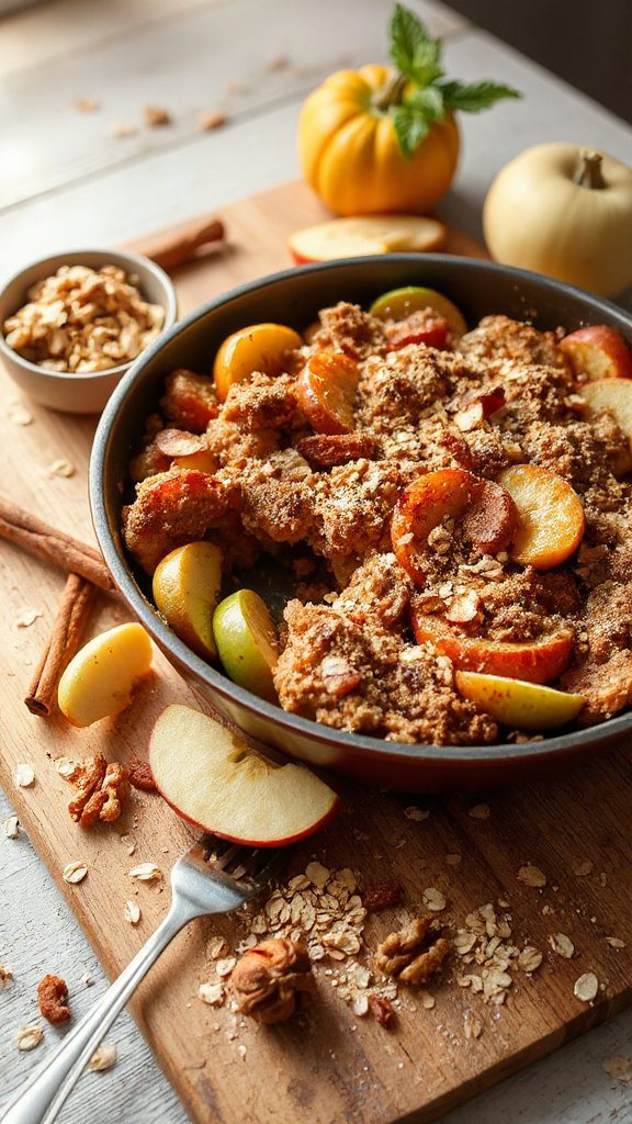 warm apple oatmeal casserole warm apple oatmeal casserole