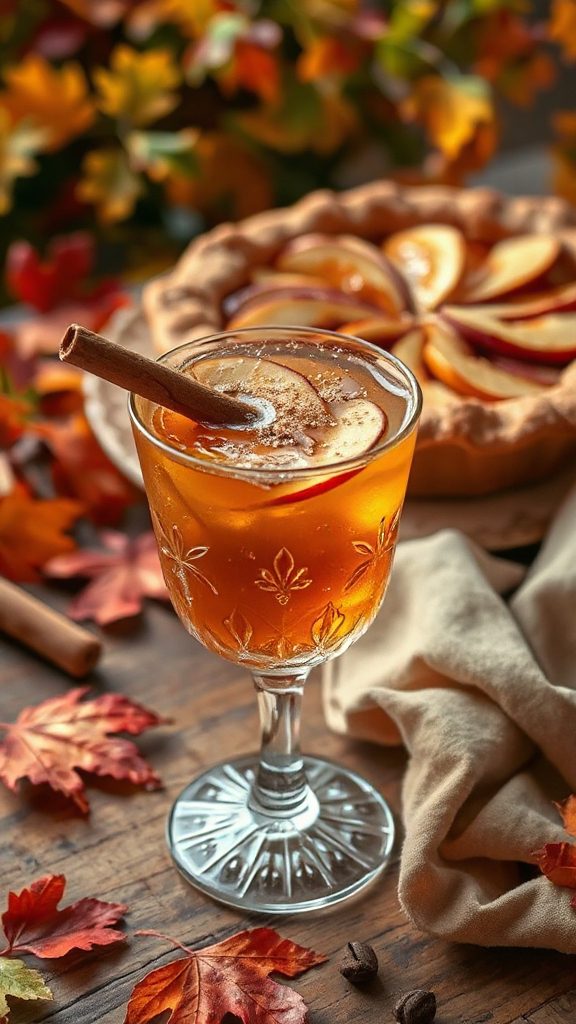 warm apple pie cocktail