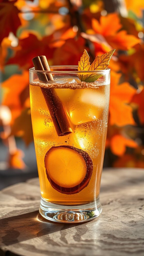 warm comforting fall cocktail