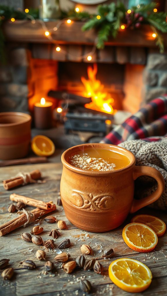warm comforting spiced cocktail